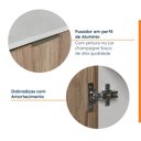 Ver imagem 5 de Torre Quente 2 Portas 2 Gavetas 2 Nichos para Forno e Microondas Ipanema CabeCasa MadeiraOriginals