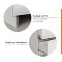 Ver imagem 6 de Torre Quente 2 Portas 2 Gavetas 2 Nichos com Rodapé Ipanema CabeCasa MadeiraOriginals