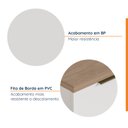 Ver imagem 4 de Torre Quente 2 Portas 2 Gavetas 2 Nichos com Rodapé Ipanema CabeCasa MadeiraOriginals