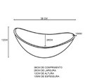 Ver imagem 4 de Kit Cuba de Vidro Oval 10mm Tampo 40cm Branco Full com Suporte Torneira Valvula