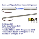Ver imagem 3 de Kit 20 Peças Barra Led Régua Multiuso Freezer 7w Ip67 520mm:110v/branco Quente