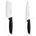 Ver imagem 7 de Jogo de Facas Tramontina Plenus com Lâminas em Aço Inox Faqueiro 10 Peças Preto