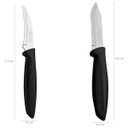 Ver imagem 4 de Jogo de Facas Tramontina Plenus com Lâminas em Aço Inox Faqueiro 10 Peças Preto