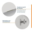 Ver imagem 4 de Armário Aéreo Planejado 2 Portas Ipanema CabeCasa MadeiraOriginals