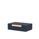 Ver imagem 2 de Caixa Decorativa em Mdf com Revestimento em Pu Preto 24,5cm 22895 Mart