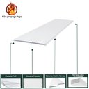 Ver imagem 5 de Forro de PVC 9mm Junta Seca Liso 10 UN AZN - Branco Gelo