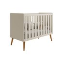 Ver imagem 2 de Berço Isis 2 em 1 Mini Cama para Colchão 130x70 cm Bege/Areia