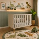 Ver imagem 1 de Berço Isis 2 em 1 Mini Cama para Colchão 130x70 cm Bege/Areia