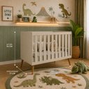 Ver imagem 3 de Berço Isis 2 em 1 Mini Cama para Colchão 130x70 cm Bege/Areia