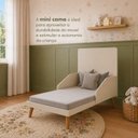 Ver mais imagens de Berço Isis 2 em 1 Mini Cama para Colchão 130x70 cm Bege/Areia