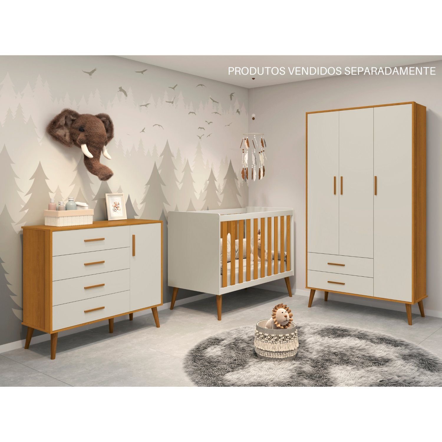 Berço Mini Cama Americano Isis | MadeiraMadeira