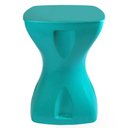 Ver imagem 1 de Mesa Verde Água Multiuso Design Moderno Mesa Lateral Apoio Decorativo para Piscina Jardim Varanda Sa