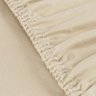 Lençol de King 400 Fios 3 Peças Percal em Ponto Palito Cor:palha - 5