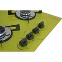 Ver imagem 3 de Fogão Cooktop a Gás Chapa 4 Bocas Ultra Chama 127/220v Marmo Marmorizado Amarelo