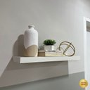 Ver imagem 5 de Prateleira Suspensa para Parede Suporte Invisível 67x17cm Tamburato Branco Artany