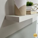 Ver imagem 6 de Prateleira Suspensa para Parede Suporte Invisível 67x17cm Tamburato Branco Artany