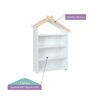Estante Infantil Casinha com Aplique de Madeira Casatema MadeiraOriginals - 3