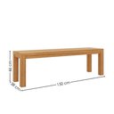 Ver imagem 5 de Mesa de Jantar 1 Banco 2 Cadeiras Nature Madeira Macica Taeda Rustico Claro Festra