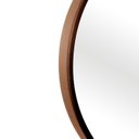Ver imagem 5 de Espelho Decorativo Short Strip Marrom Alça Corino Rajado 40 cm Redondo Marrom/Rajado, 40 cm