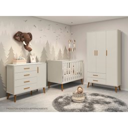 Cômoda Sapateira Infantil 4 Gavetas 1 Porta Isis - 5