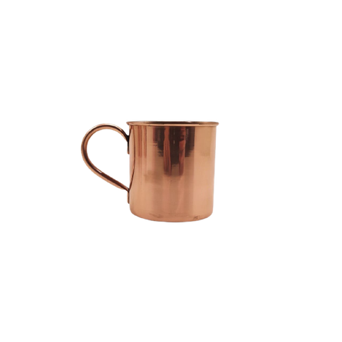Caneca Lisa com Borda Moscow Mule Drink Cobre e Alça 350ml