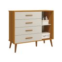 Ver imagem 4 de Cômoda Sapateira Infantil 4 Gavetas 1 Porta Isis