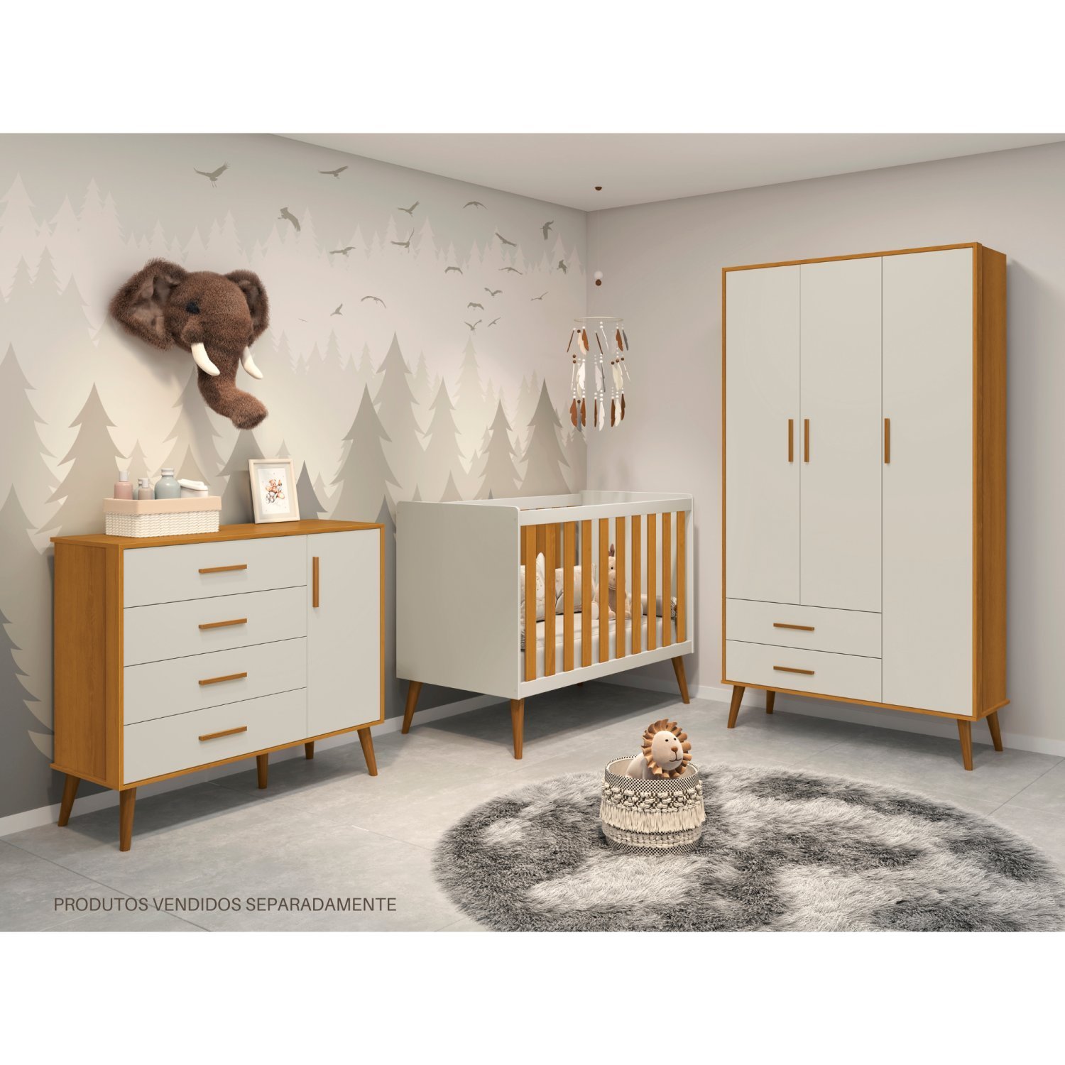 Cômoda Sapateira Infantil 4 Gavetas 1 Porta Isis - 5