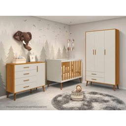 Cômoda Sapateira Infantil 4 Gavetas 1 Porta Isis - 5