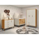 Ver imagem 5 de Cômoda Sapateira Infantil 4 Gavetas 1 Porta Isis Bege/Areia/Savana