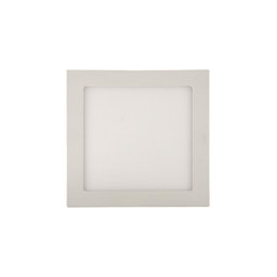 Painel de Led Blumenau Slim Quadrado de Embutir 12w Bivolt 3000k Luz Amarela - 1