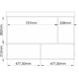 Guarda Roupa Modulado 6 Peças 6 Portas 4 Gavetas com Escrivaninha Juvenil Infinity  - 16