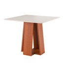 Ver imagem 4 de Conjunto Sala de Jantar Mesa Quadrada com 4 Cadeiras Beatriz Espresso Móveis