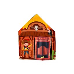 Barraca Infantil Xerife Delegado Faroeste Cowboy Cabana - 1 Barraca Infantil Xerife Delegado Faroeste Cowboy Cabana - 1