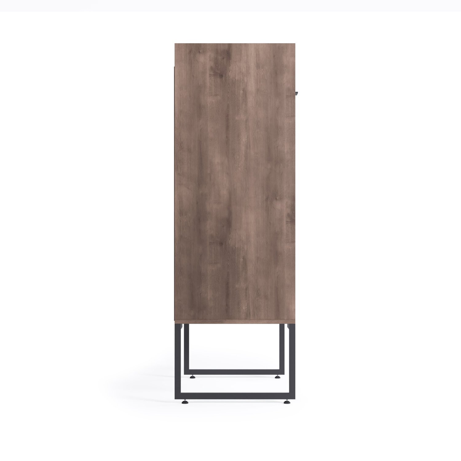 Armário Para Escritório Alto Industrial 2 Portas Iron Espresso Móveis - 6