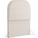 Ver imagem 7 de Cabeceira Cama Box 100cm Lanna com Puff Recamier Doha W01 Linho Cru - Lyam Decor