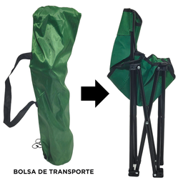 Cadeira para Camping Dobravel Portatil Brisa 80 Kg Verde Lu0104_vd - 3