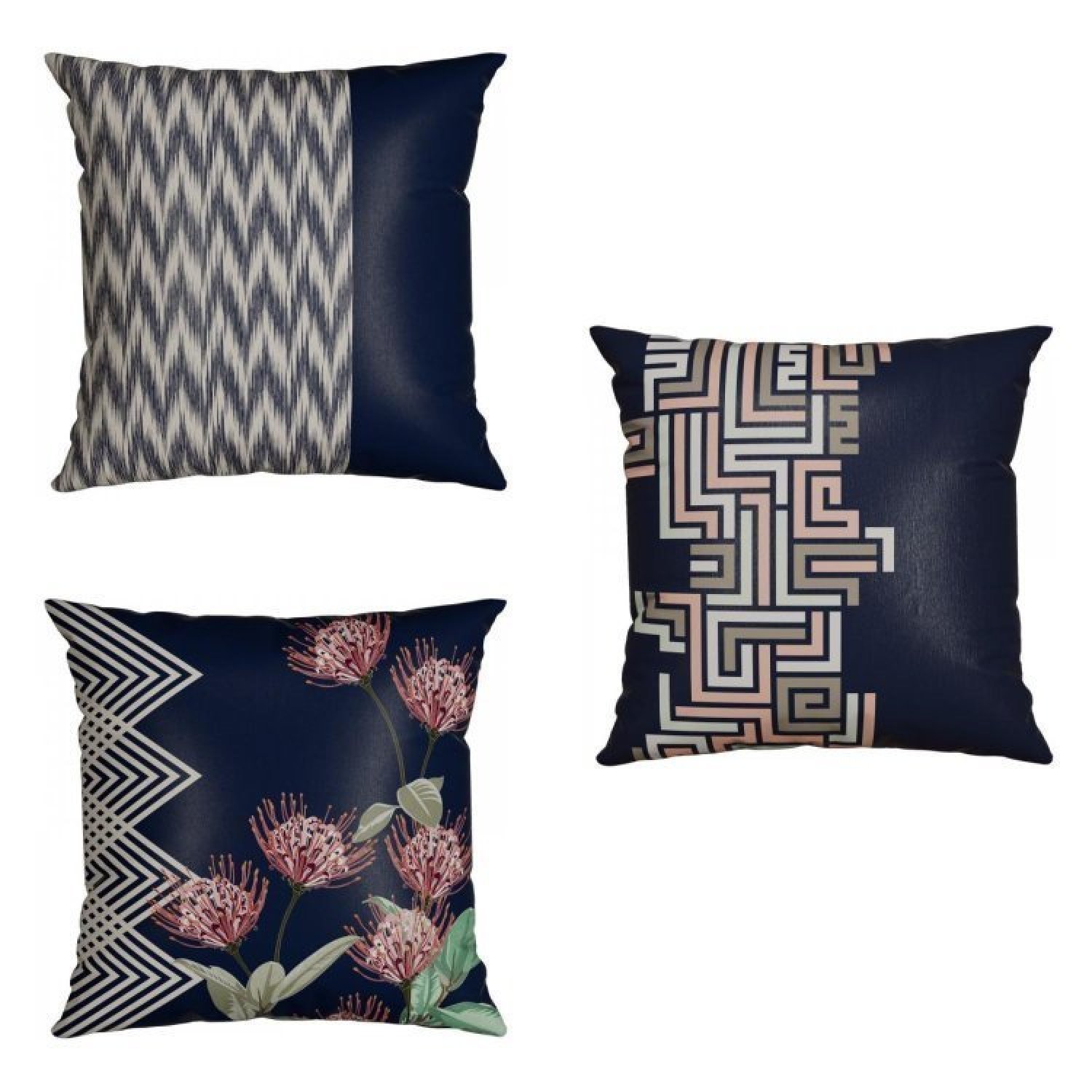 Kit 3 Capas para Almofada Silk Home Belchior - 1
