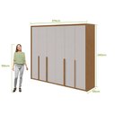 Ver imagem 3 de Guarda Roupa Imperatore 6 Portas Lopas