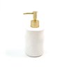Porta Sabonete Liquido de Ceramica Branco Oikos - 1