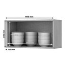 Ver imagem 3 de Armário Aéreo Cozinha Modulado Connect 60 C/ 1 Porta Basculante Duna/cristal - Henn