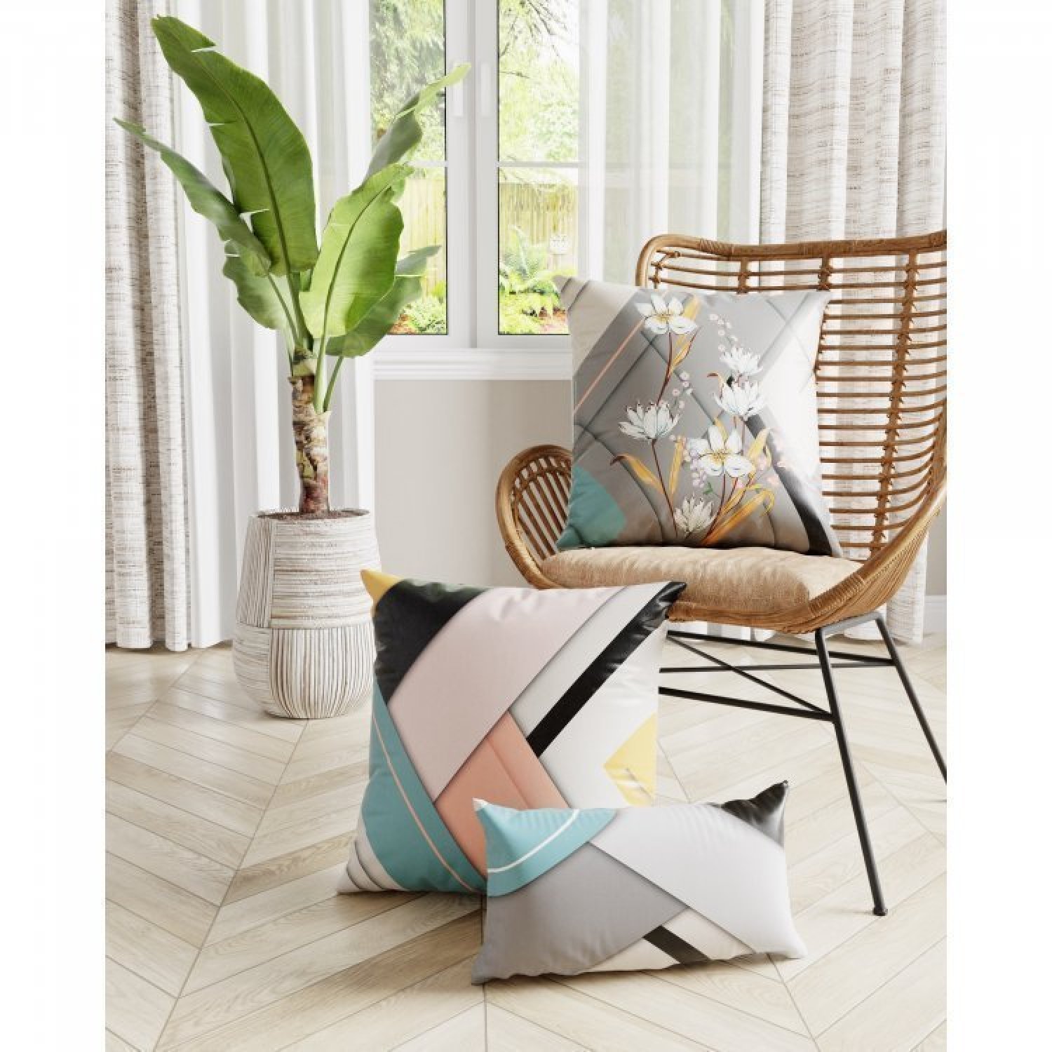 Kit 2 Capas para Almofada Silk Home Belchior - 1