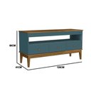 Ver imagem 3 de Rack para Tv Mb 1016 3 Gavetas Freijo/branco - Movelbento