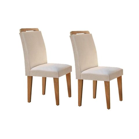 Sala de Jantar Completa Alvorada Tampo Madeirado C/ Vidro Reto 180x90cm e 6 Cadeiras Athenas Imbuia/
