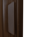 Ver imagem 5 de Porta Sanfonada Pvc Translucida 260x240 Marrom