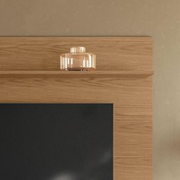 Painel para Tv Maia com Rack Aldan - Colibri Móveis - Freijo - 9