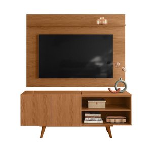 Painel para Tv Maia com Rack Aldan - Colibri Móveis - Freijo