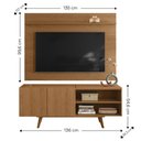 Ver imagem 4 de Painel para TV Maia até 47 com Rack Aldan Freijó Colibri Decor