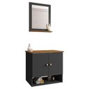 Ver imagem 3 de Conjunto de Banheiro com Gabinete 2 Portas e 1 Espelheira Deli