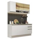 Ver imagem 1 de Cozinha Completa Glamy Com Armário E Balcão sem Tampo E Pia