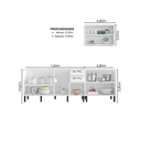 Ver imagem 4 de Armário Multiuso em Aço 8 Portas 2 Gavetas New Premium Itatiaia